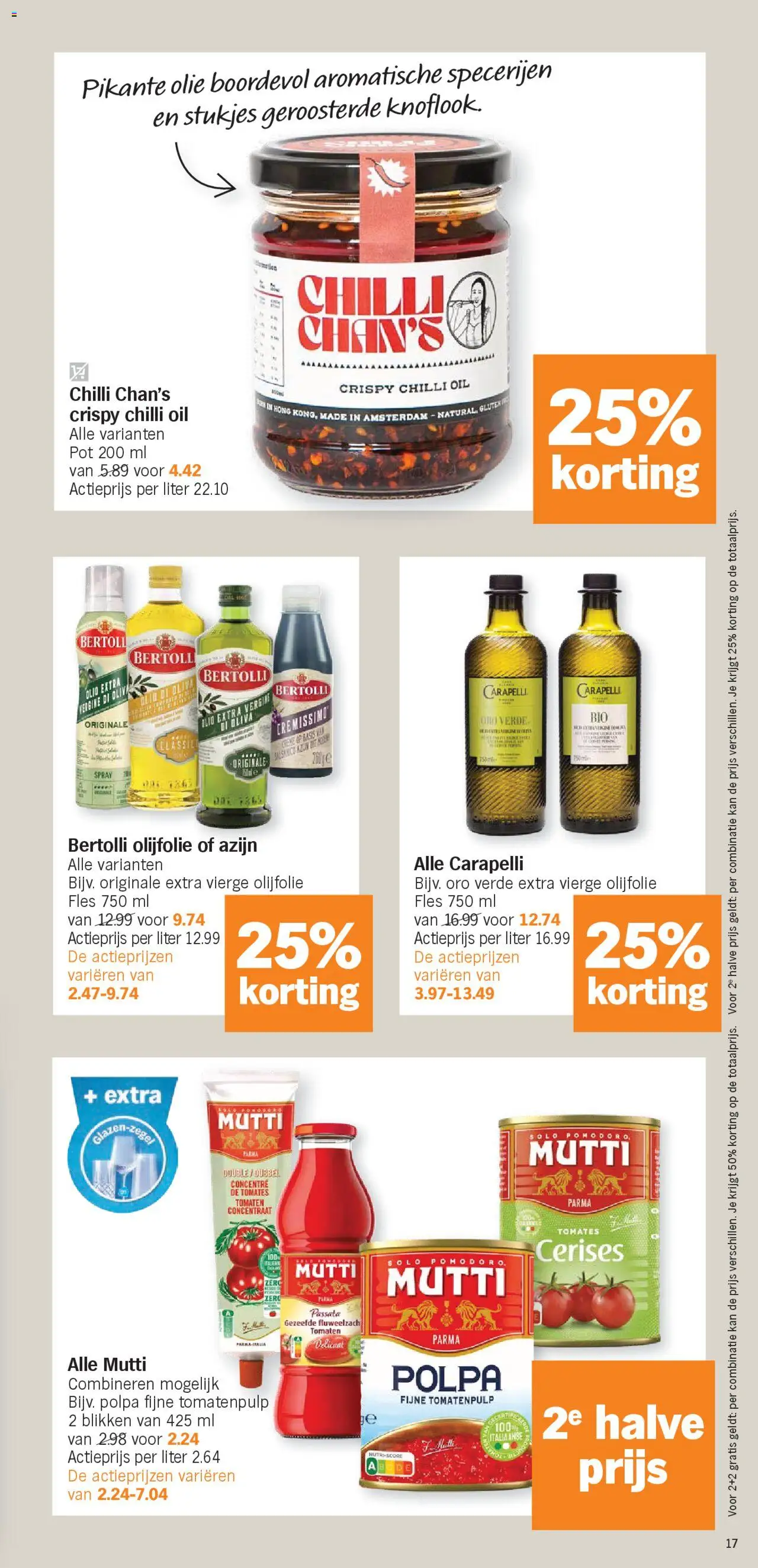 {H1} | Pagina: 17 | Producten: Fles, Crème, Pot, Kan