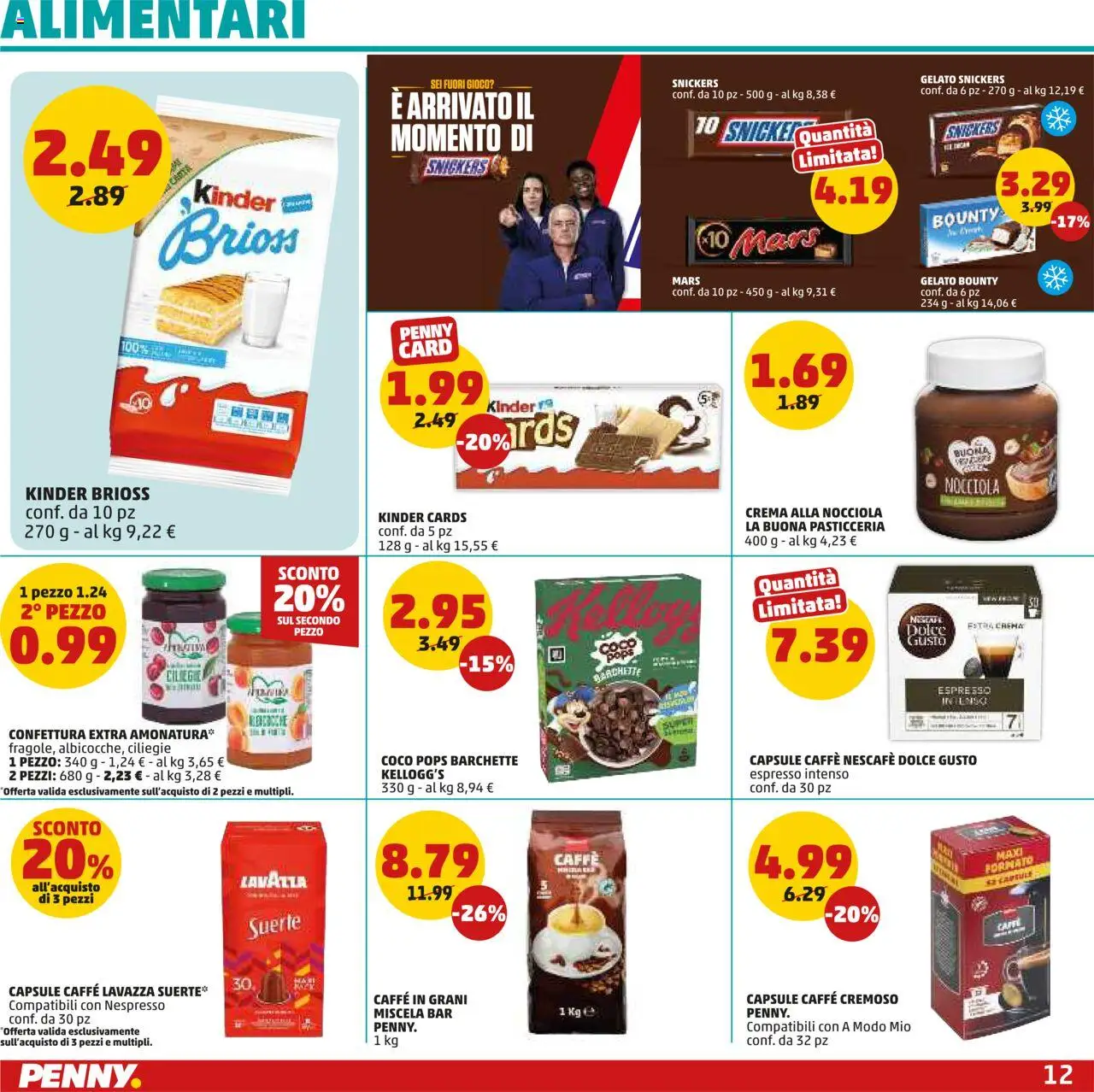 Volantino PENNY del 19.06.2025 | Pagina: 12 | Prodotti: Crema, Caffè, Gioco, Caffè in grani