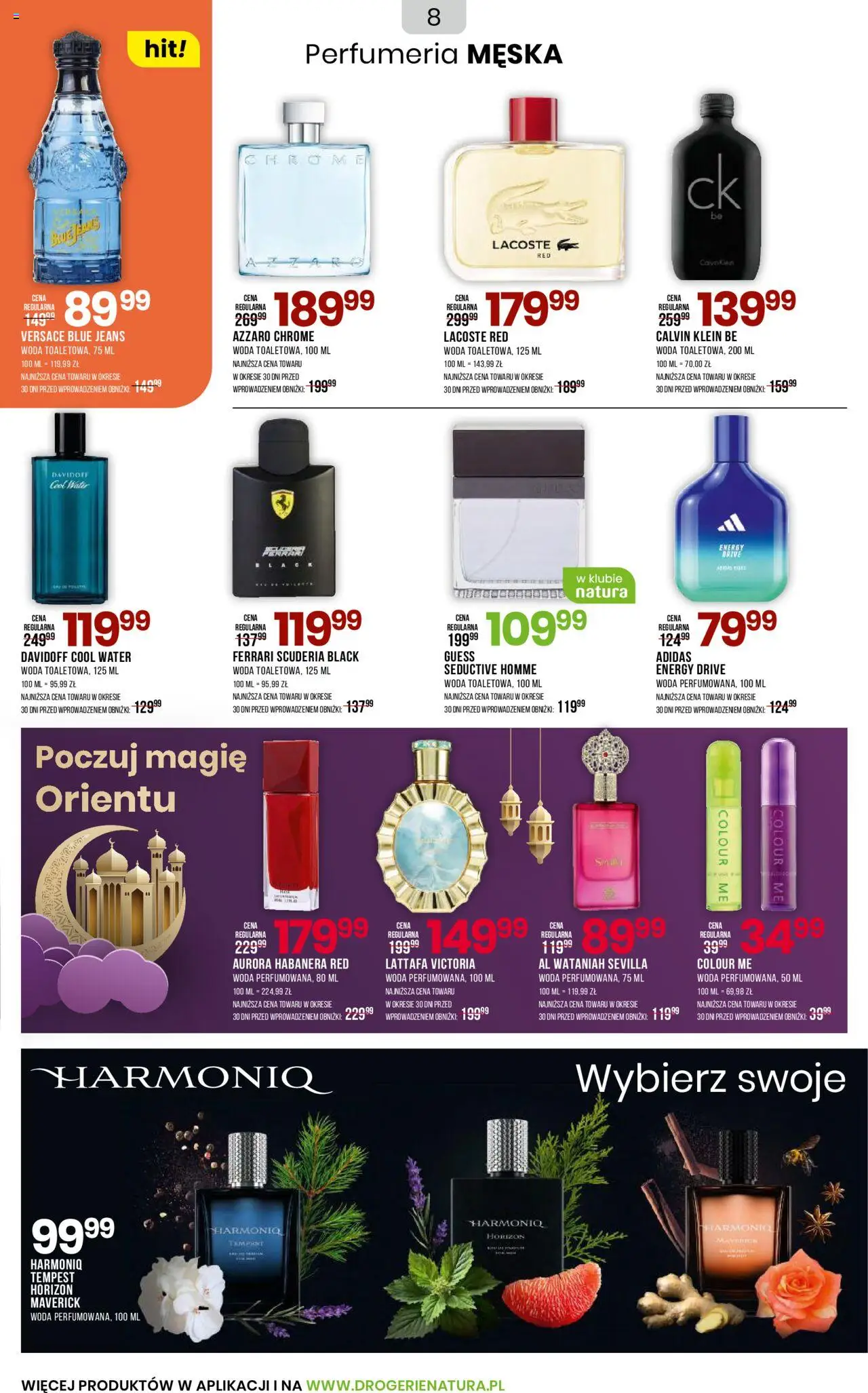 Drogerie Natura Gazetka od 03.10.2025 | Strona: 8 | Produkty: Woda