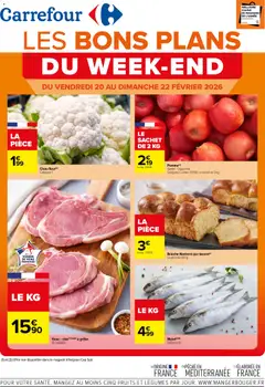 Carrefour - Prévisualisation de Carrefour Les bons plans du week-end valide à partir de 20.02.2026