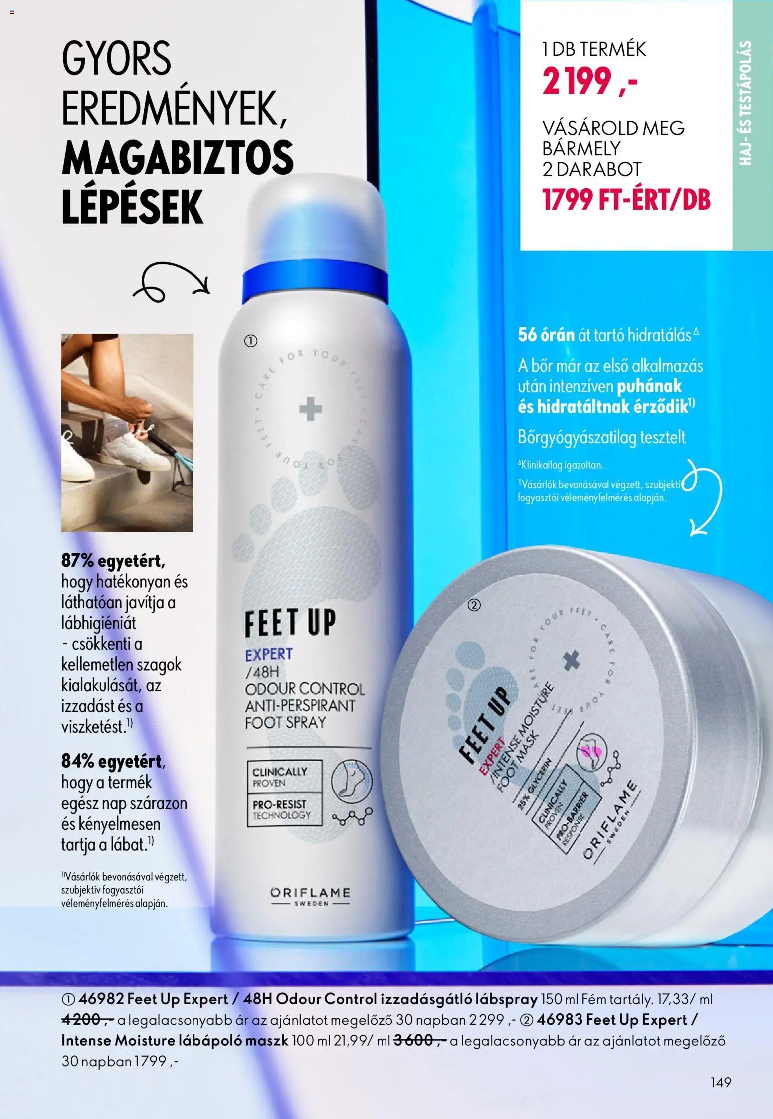 Oriflame akciós ujság - amely érvényes a következő dátumtól: 11.02.2026 | Oldal: 149 | Termékek: Maszk, Bor, Izzadásgátló