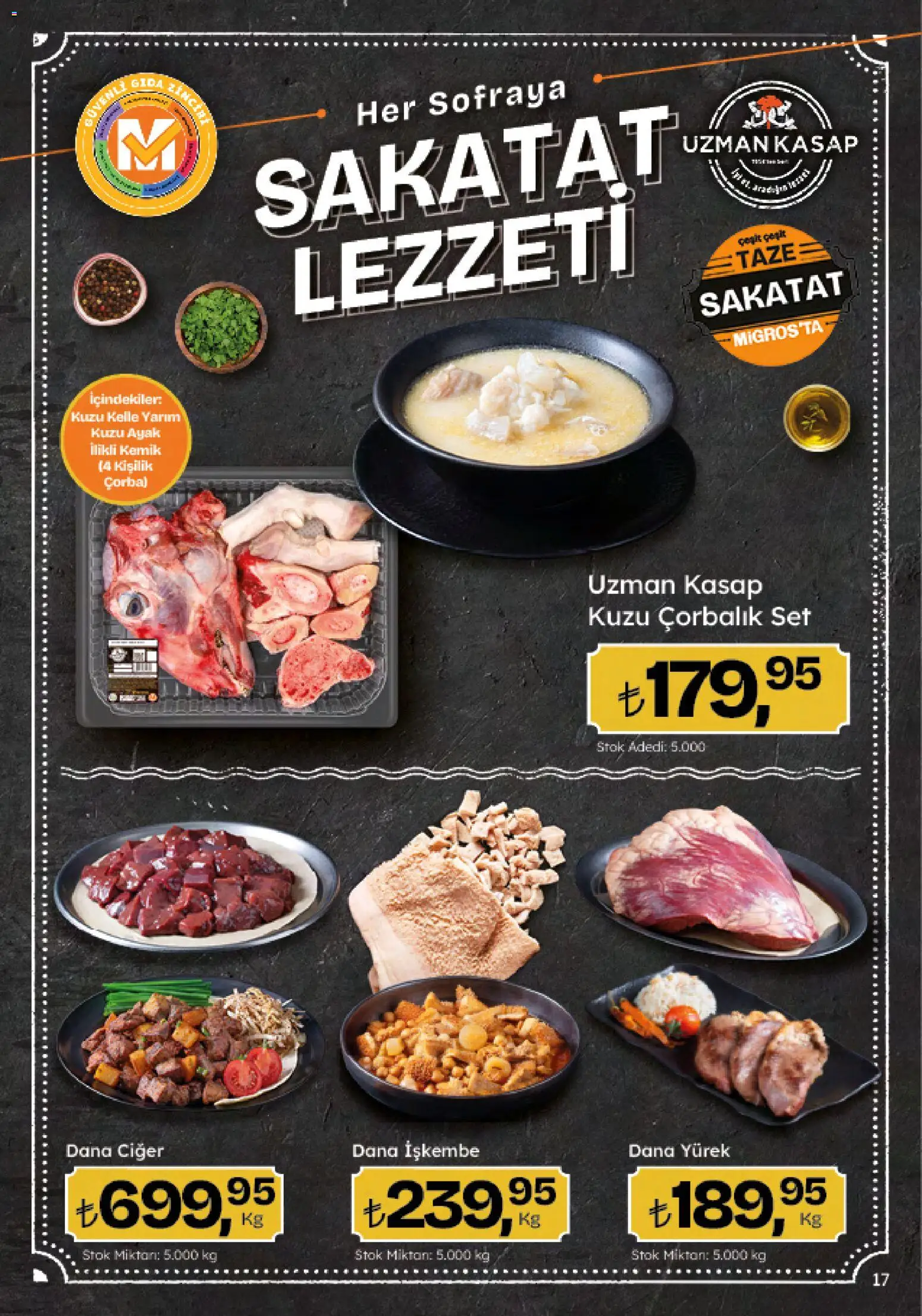 Migros Katalog - 5M Migroskop Dijital - 26.02.2026 tarihinden itibaren geçerlidir | Sayfa: 17 | Ürünler: Ciğer, Sakatat