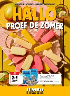 JUMBO folder / publicité - Voorbeeld van een folder van JUMBO, geldig van 06.08.2025