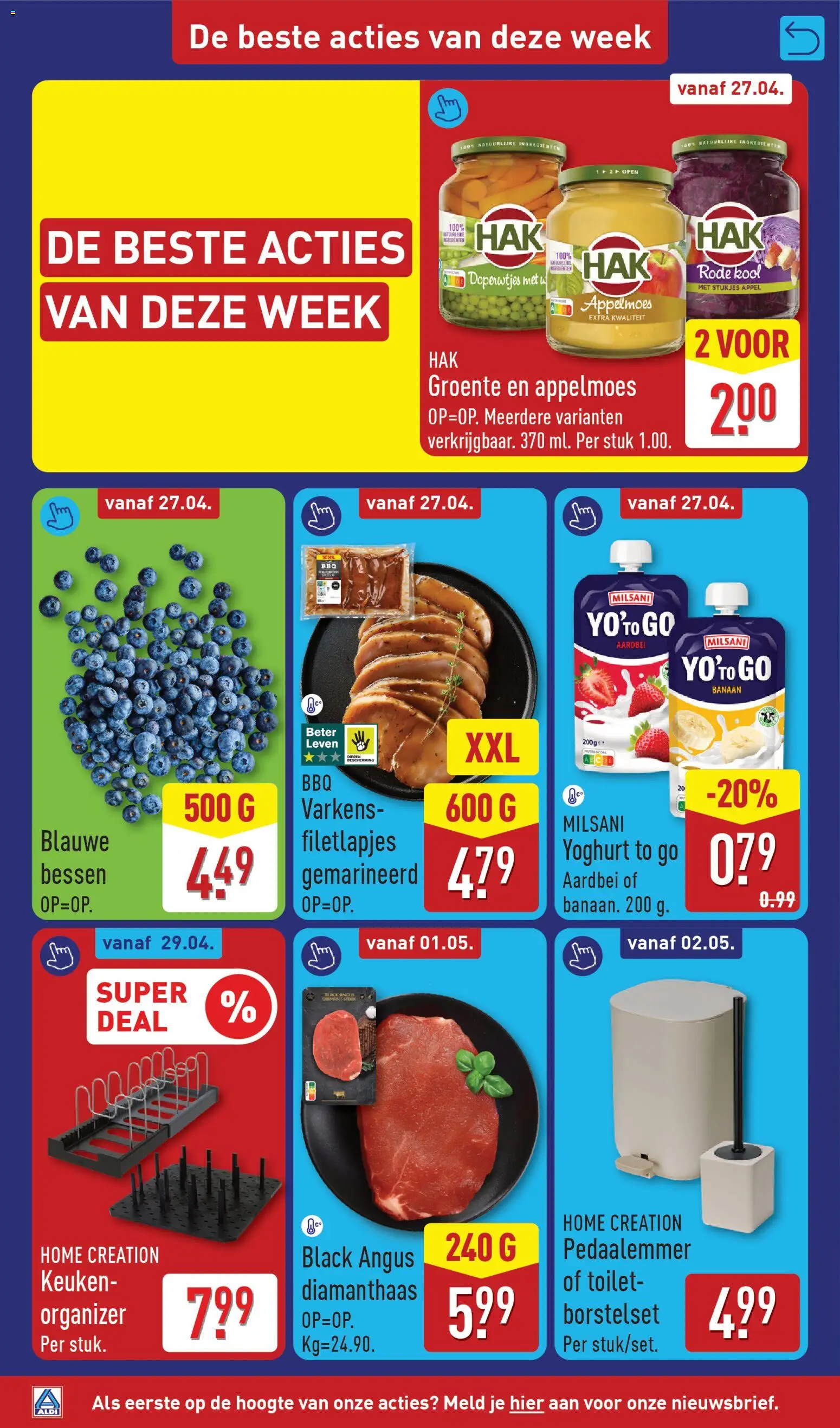 Nieuwe » Aldi folder voor Mei « is er! Ontdek geweldige aanbiedingen en bespaar. | Nederland