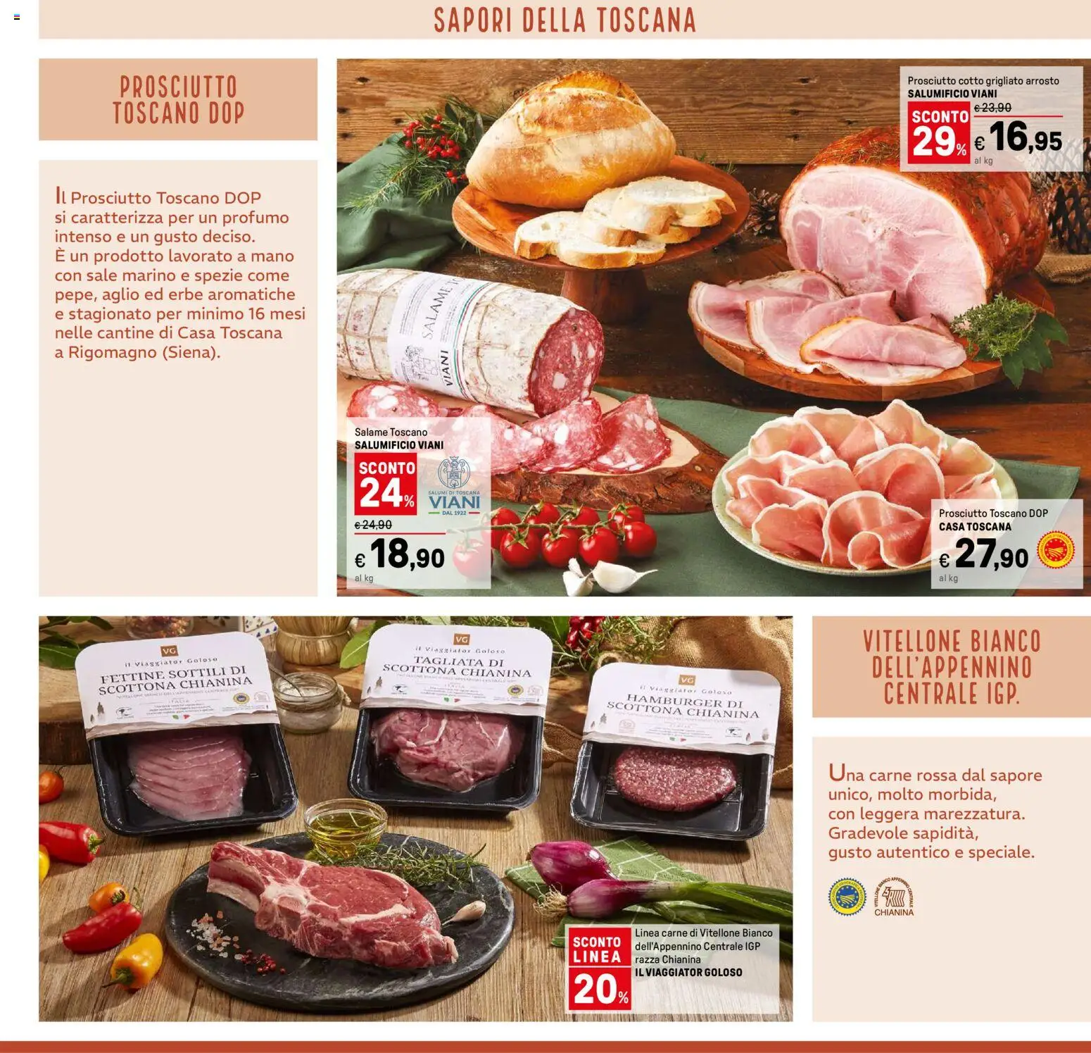 Volantino Iper del 14.11.2025 | Pagina: 9 | Prodotti: Salame, Spezie, Prosciutto, Profumo