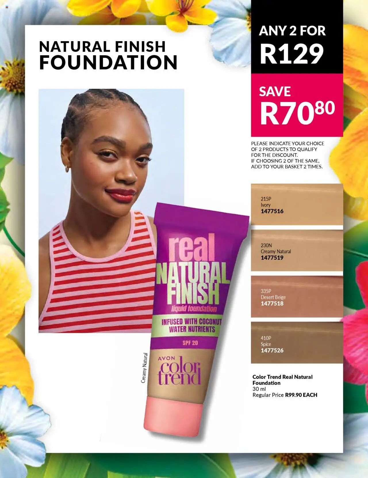 New Avon catalogue – valid from 19.09.2025 | Page: 18 | Products: Basket, Foundation, Water