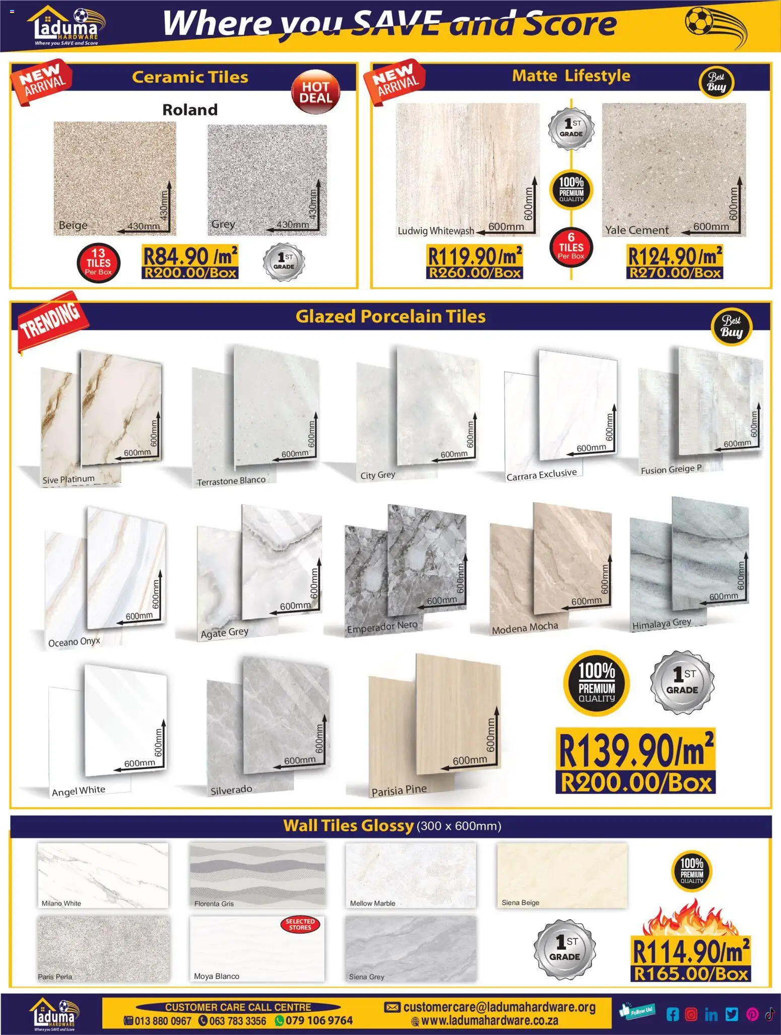 New Laduma Hardware catalogue – valid from 01.02.2026 | Page: 7 | Products: Box, Cement