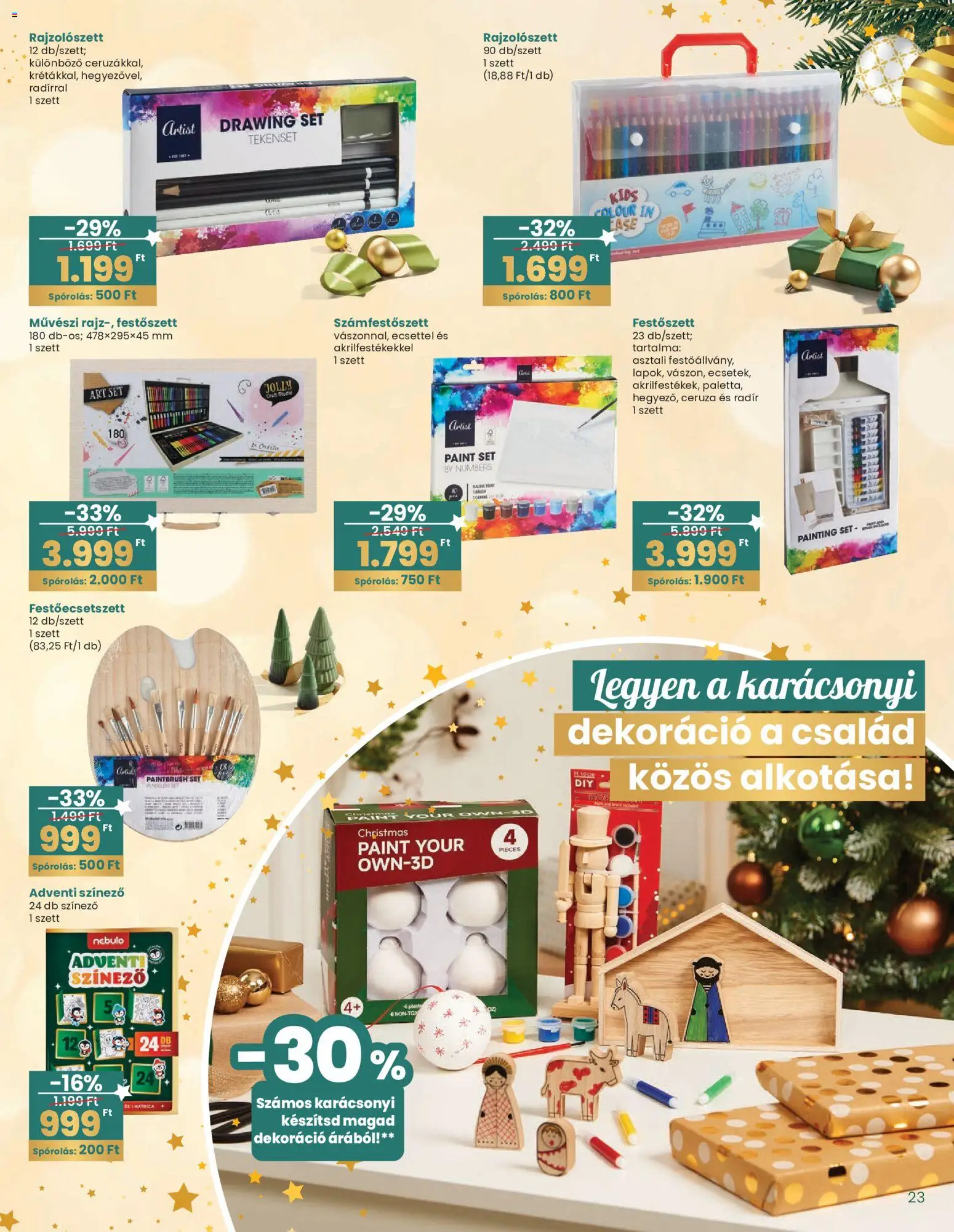 Interspar akciós ujság - amely érvényes a következő dátumtól: 20.12.2025 | Oldal: 23 | Termékek: Dekoráció