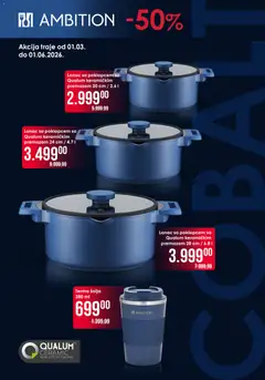 Univerexport katalog Specijalna linija Cobalt posuđa - pregled Univerexport kataloga - važi od 01.03.2026