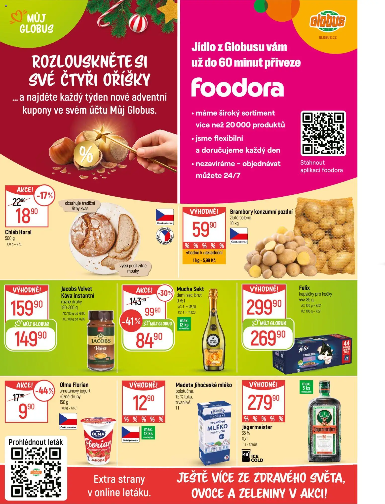 Globus leták - Brno od 03.12.2025 | Strana: 2 | Produkty: Globus, Káva, Kapsičky pro kočky, Jacobs