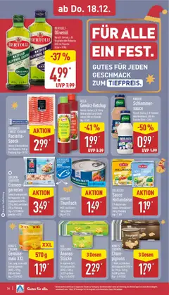 Aldi Prospekt 	 ab 15.12.2025 gültig | Seite: 35 | Produkte: Olivenol, Bertolli olivenol, Garnelen, Gemüse