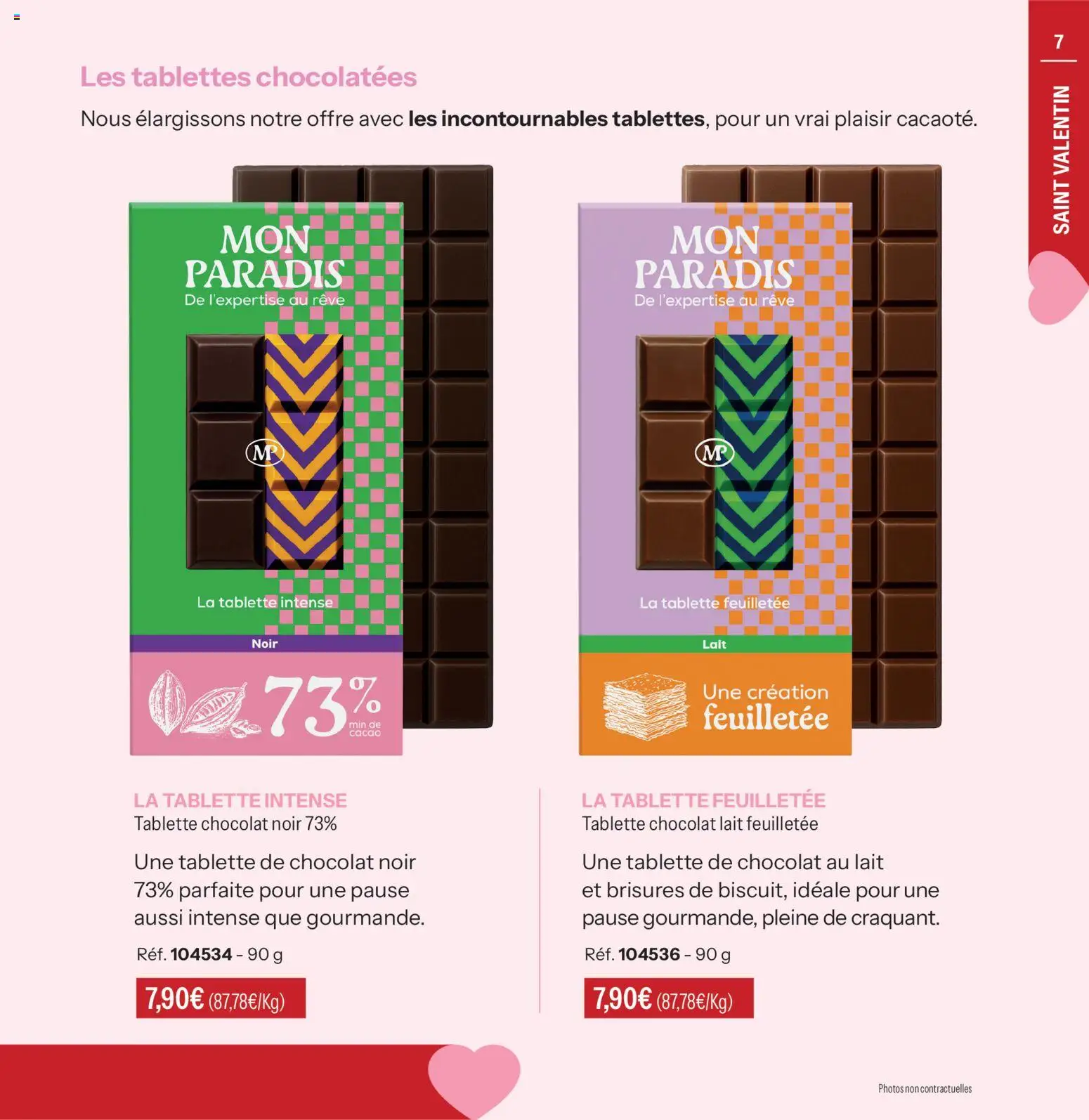 {H1} | Page: 7 | Produits: Tablette, Lait, Chocolat