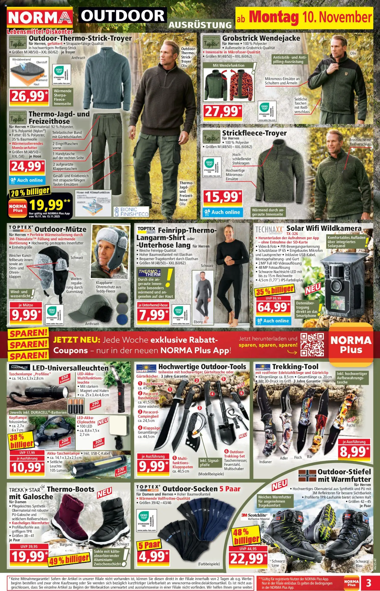 Norma Flugblatt gültig ab 10.11.2025 | Seite: 4 | Produkte: Hose, Smartphone, Video, Fisch