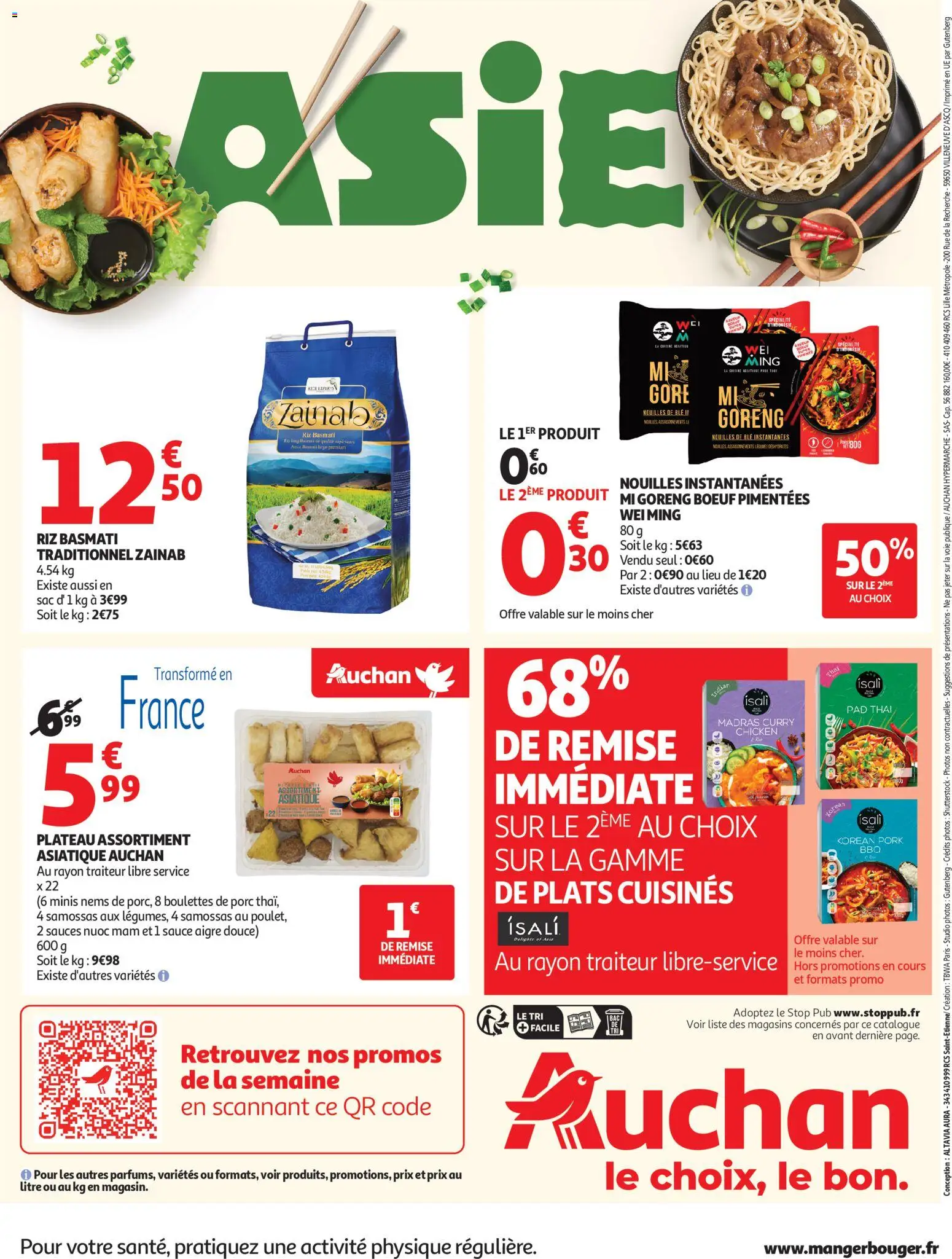 {H1} | Page: 24 | Produits: Nouilles instantanées, Plateau, Riz basmati, Riz