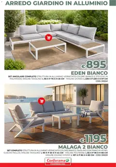 Anteprima del volantino Conforama volantino Giardino valido a partire dal 19.03.2026 | Pagina: 53 | Prodotti: Tavolino, Alluminio, Divano
