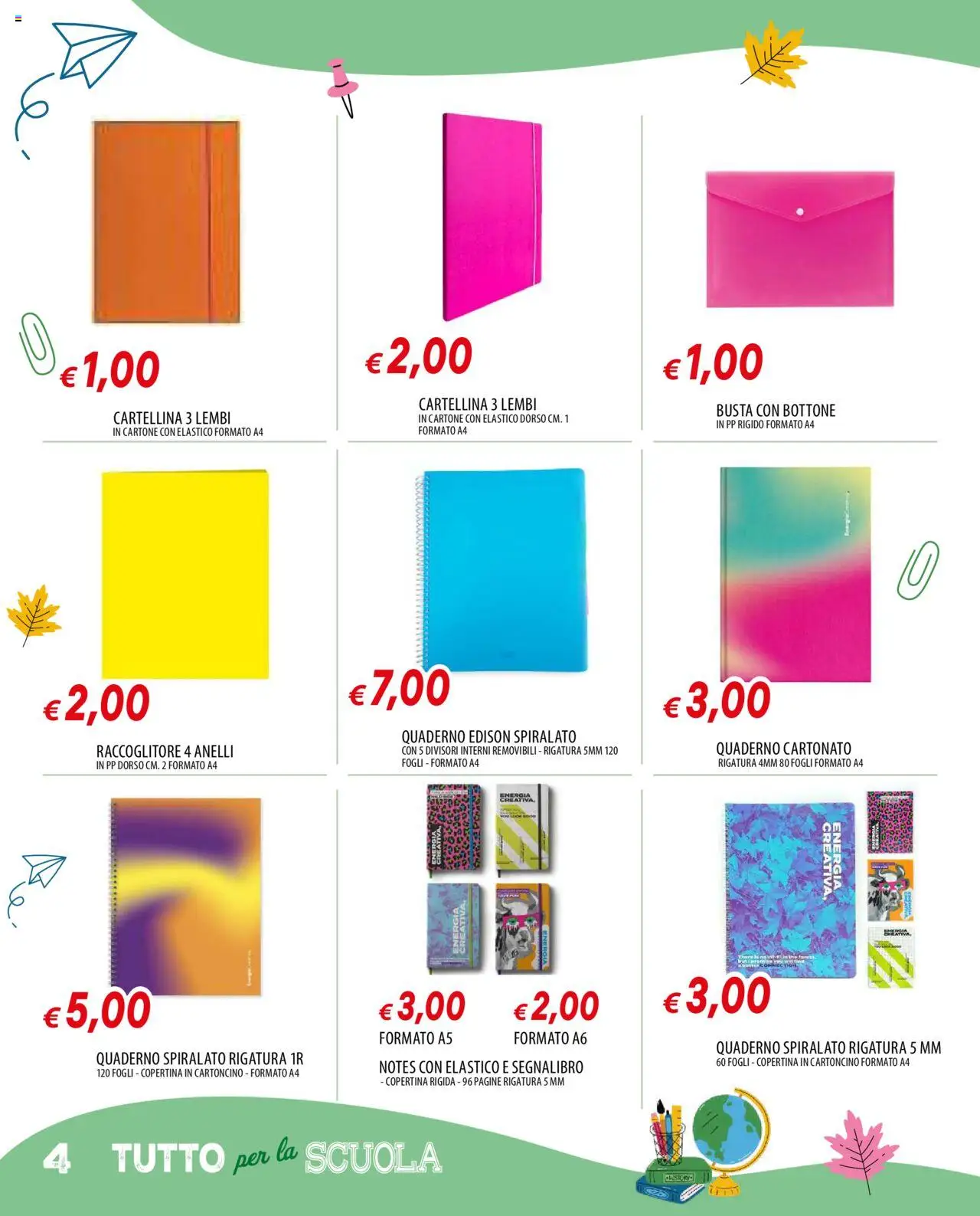 Volantino Galassia del 21.08.2025 | Pagina: 4 | Prodotti: Quaderno