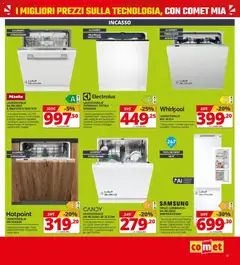 Anteprima del volantino Comet volantino valido a partire dal 19.03.2026 | Pagina: 37 | Prodotti: Acqua, Sale, Lavastoviglie, Vassoio