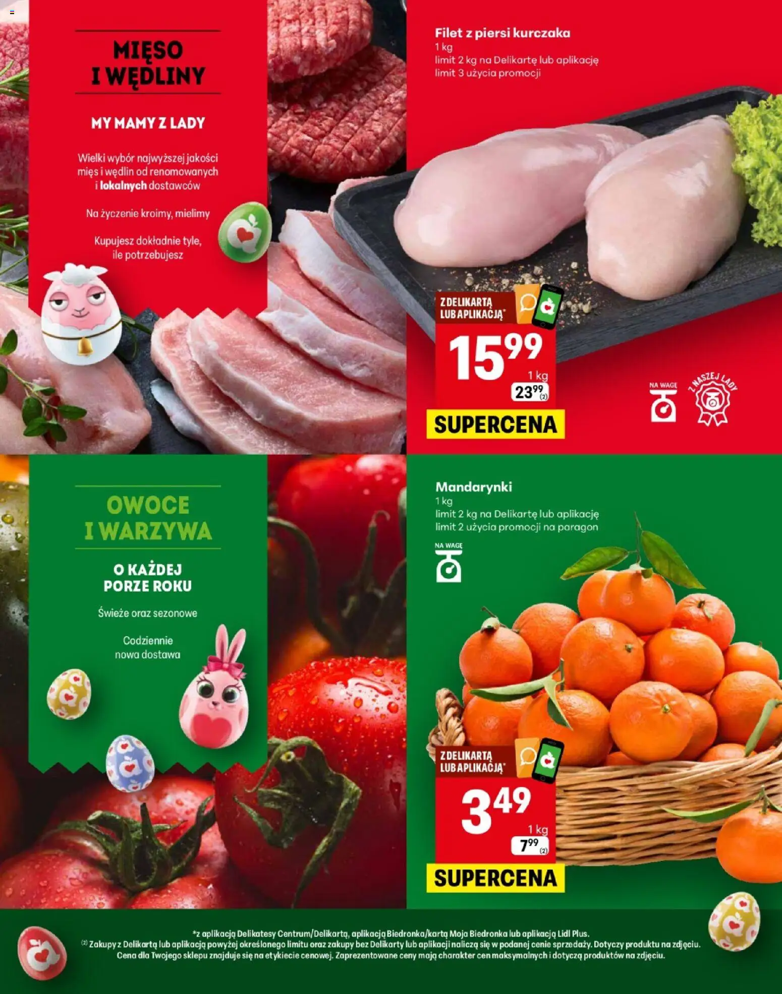 Delikatesy Centrum gazetka - Zamość Otwarcie od 26.03.2026 | Strona: 2 | Produkty: Mięso, Wędliny, Mandarynki, Owoce