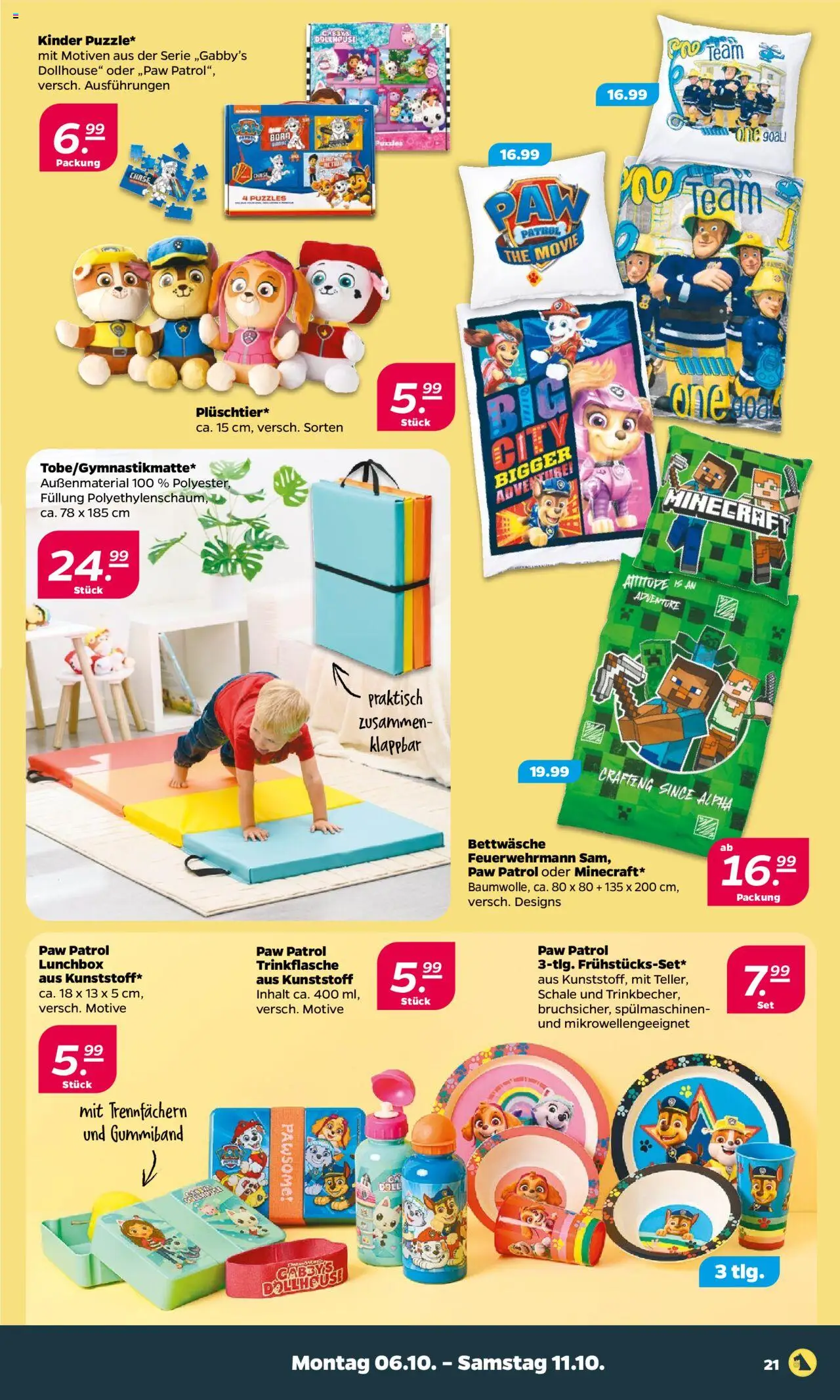 Netto Prospekt 	 – gültig ab 06.10.2025 | Seite: 21 | Produkte: Bettwäsche