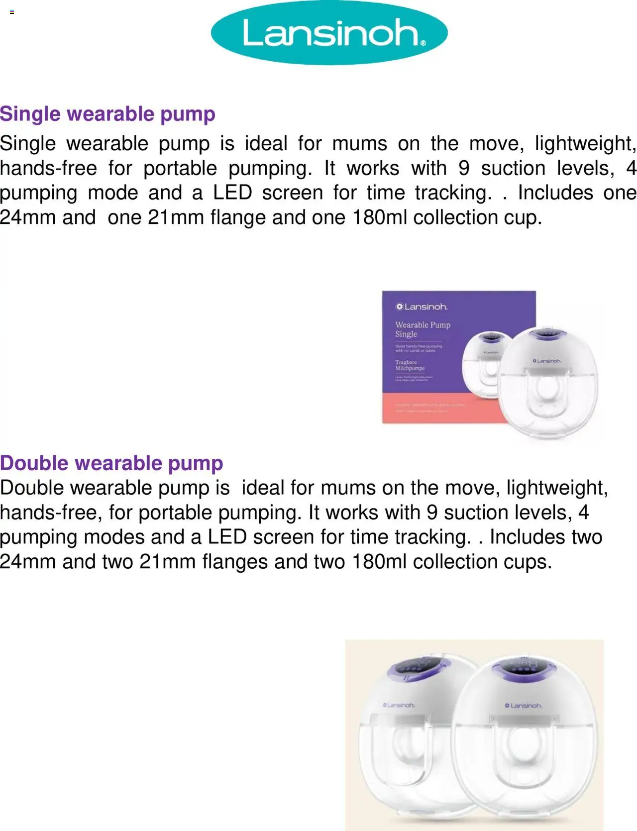 ZORPAS MIKY Baby Centre Κατάλογος Lansinoh – σε ισχύ από 27.06.2025 | Σελίδα: 18