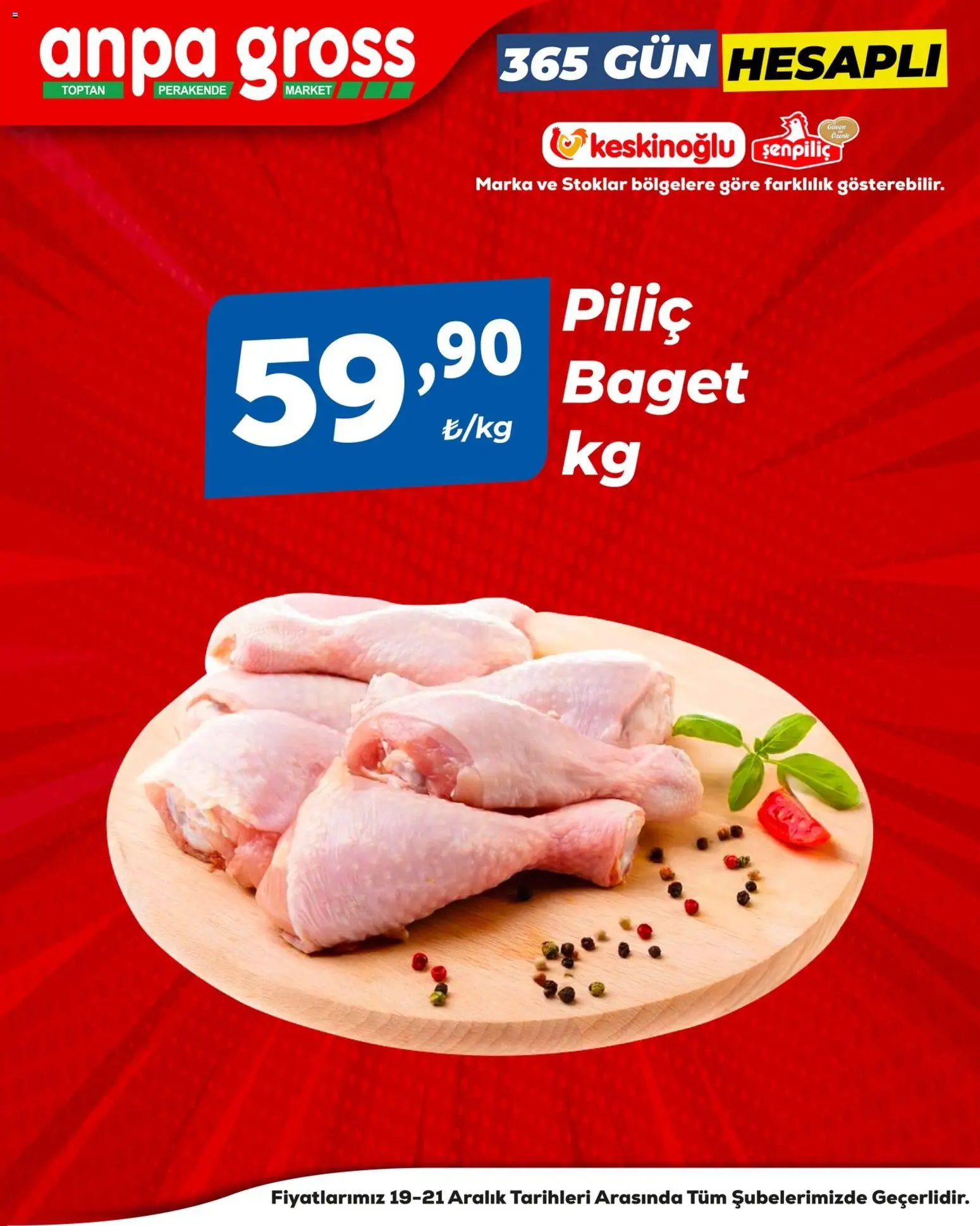 Anpa Gross Piliçte Tazelik - 19.12.2025 tarihinden itibaren geçerlidir | Sayfa: 8 | Ürünler: Piliç
