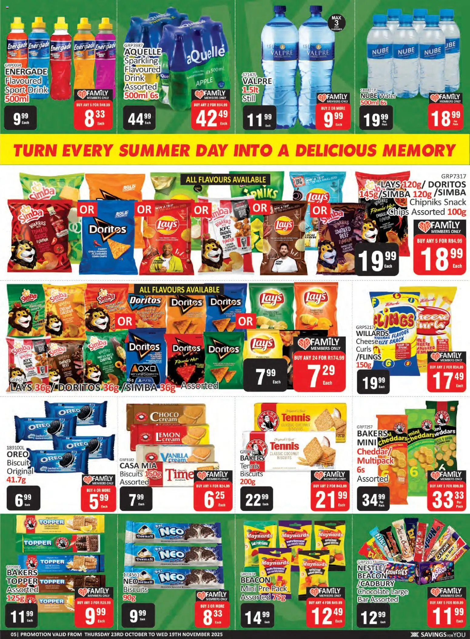 New KIT KAT Cash & Carry catalogue – valid from 23.10.2025 | Page: 5 | Products: Chocolate, Tomato sauce, Water, Sauce
