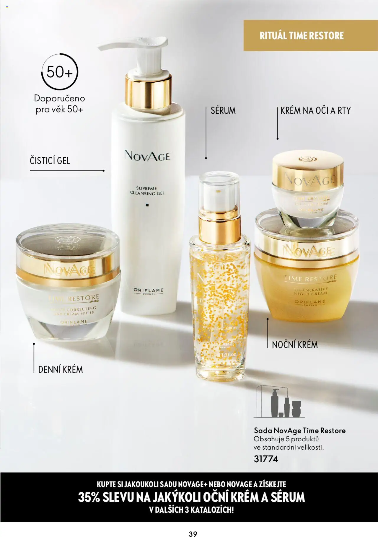 Oriflame katalog Novage+ od 23.04.2024 | Strana: 39 | Produkty: Krém