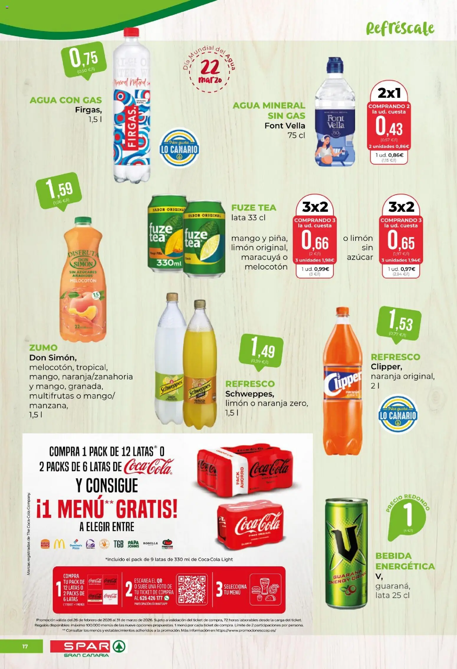 Spar - folleto │ válido desde el 20.03.2026 | Página: 17 | Productos: Agua con gas, Ροζ πιπέρι, Ρούτερ, Agua mineral