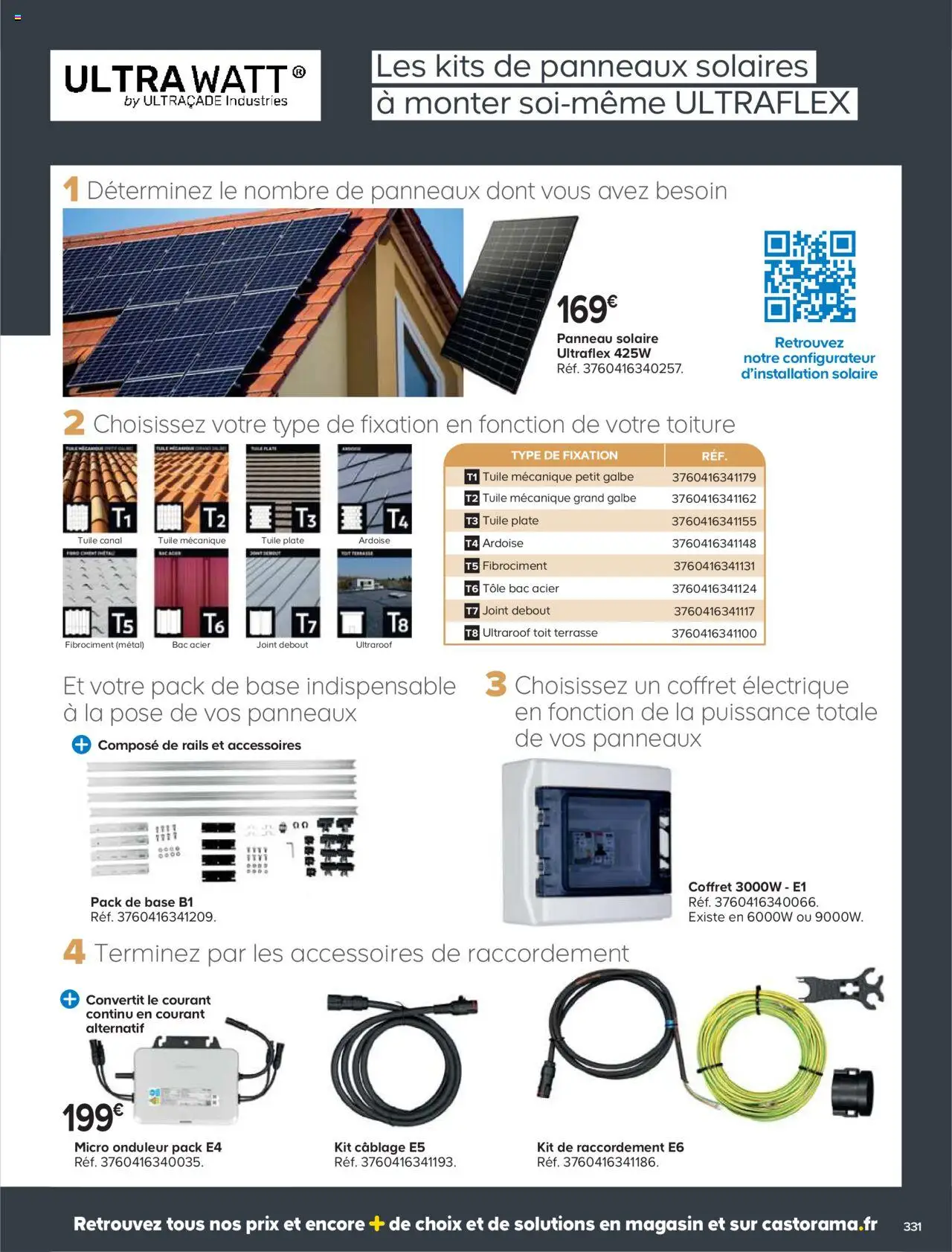 {H1} | Page: 331 | Produits: Tuile, Base, Panneau solaire