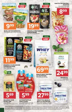 Pogląd oferty "Stokrotka Gazetka" - ważna od 29.01.2026 | Strona: 18 | Produkty: Sałatka z kurczakiem, Erytrytol, Granola, Fasola czerwona