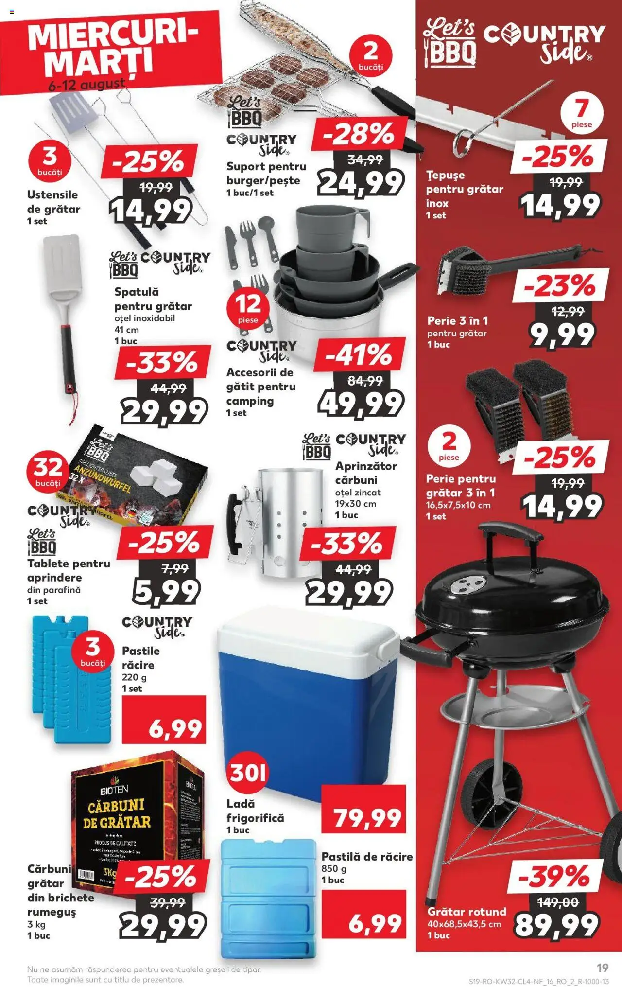 Catalog Kaufland - Galați – valabil de la 06.08.2025 | Pagină: 19 | Produse: Grătar, Perie, Soğanlar, Ladă frigorifică