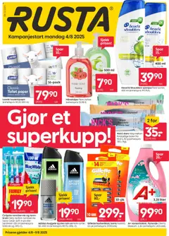 Forhåndsvisning av Rusta kundeavis gyldig fra 04.08.2025