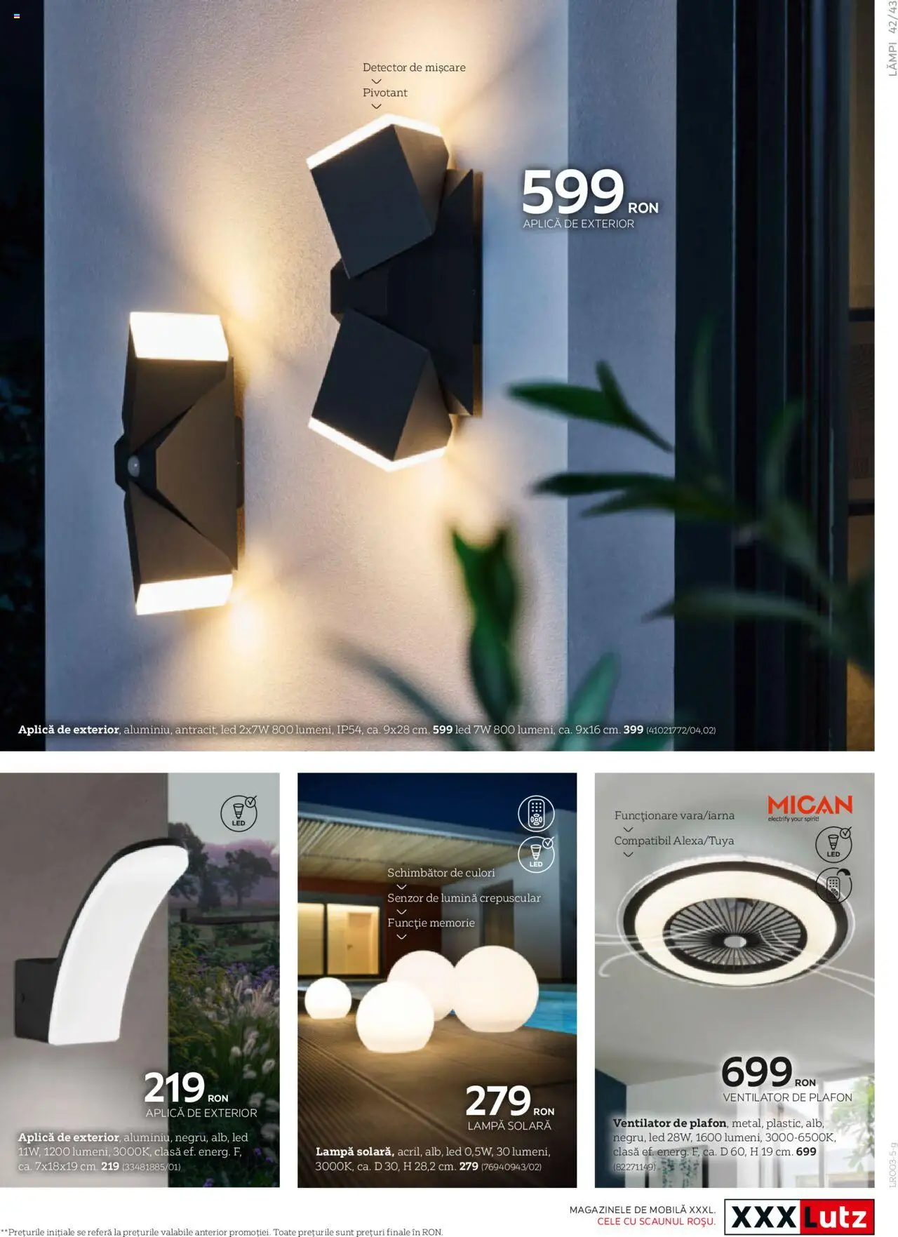 XXXLutz catalog - Grădină – valabil de la 10.03.2025 | Pagină: 43 | Produse: Tavuk suyu, Memorie, Babak, Lampă