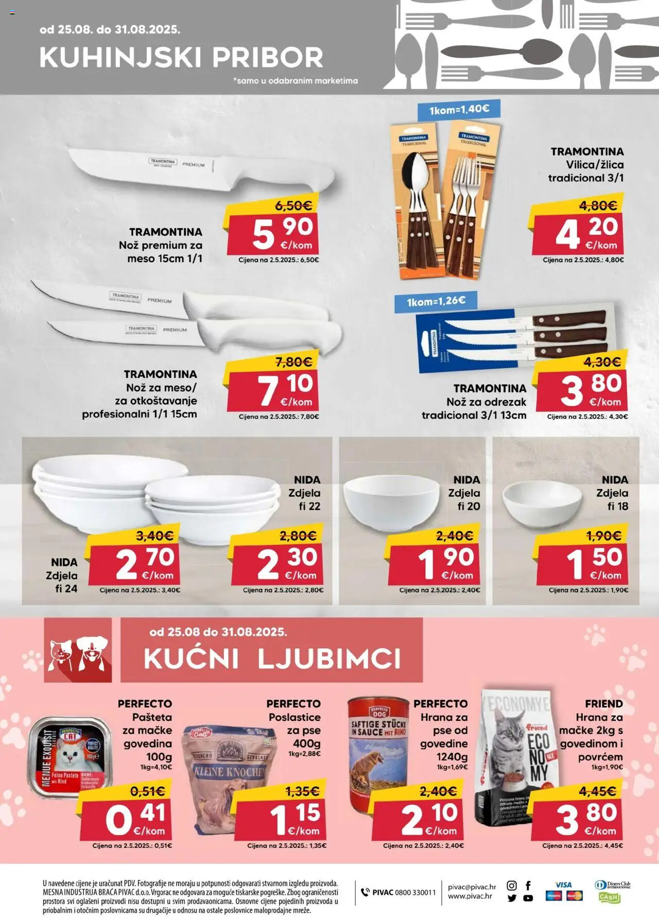 Pivac katalog | vrijedi od 25.08.2025 | Stranica: 12 | Proizvodi: Meso, Nož, Pašteta, Zdjela