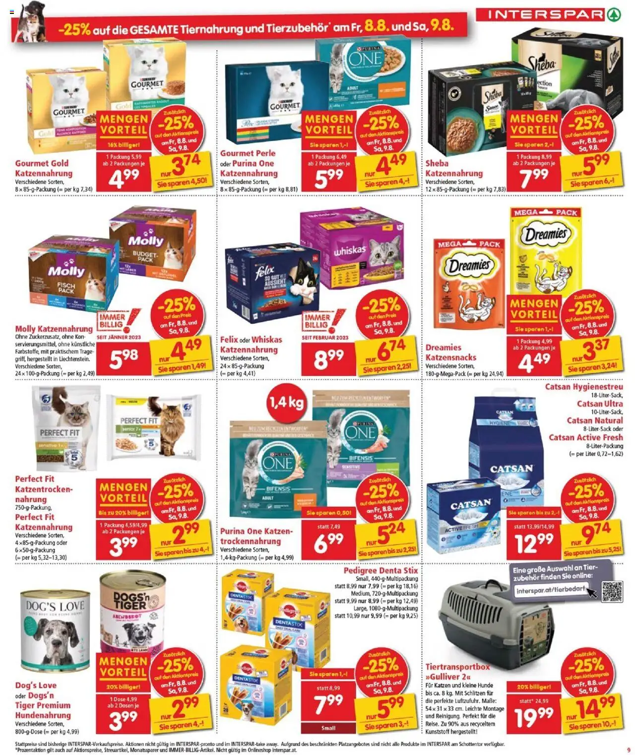 Interspar Flugblatt - Burgenland gültig ab 07.08.2025 | Seite: 9 | Produkte: Fisch