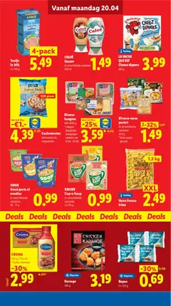 Lidl folder week 17 - Voorbeeld van een folder van Lidl, geldig van 20.04.2026 | Pagina: 15 | Producten: Tomaat, Pasta, Tonijn, Kip
