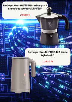 Best Byte akciós újság - amely érvényes a következő dátumtól: 01.03.2026 | Oldal: 3 | Termékek: Tejhabosító, Kávéfőző