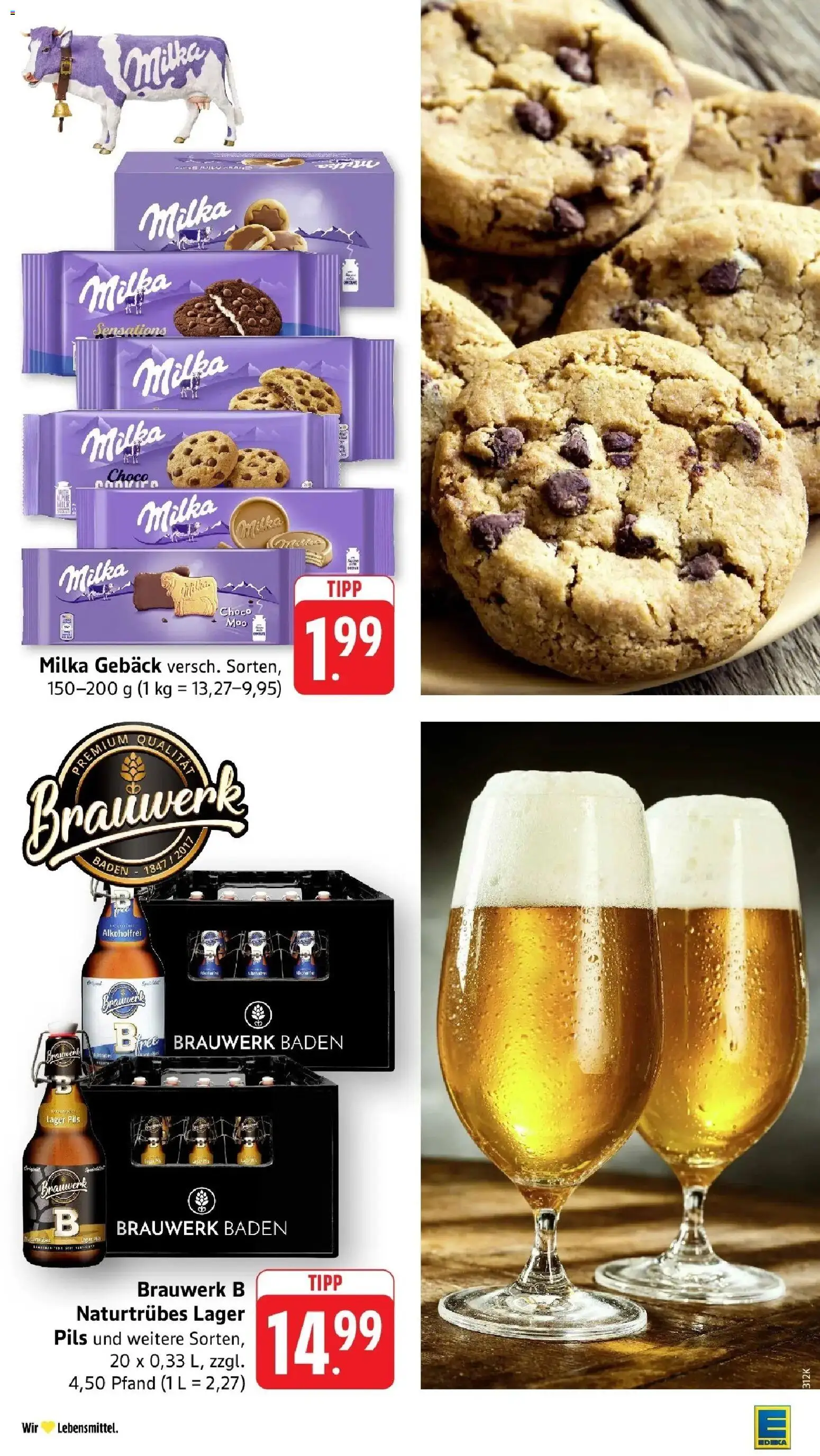 Edeka prospekt Ettenheim	 – gültig ab 19.04.2026 | Seite: 64 | Produkte: Pils, Milka