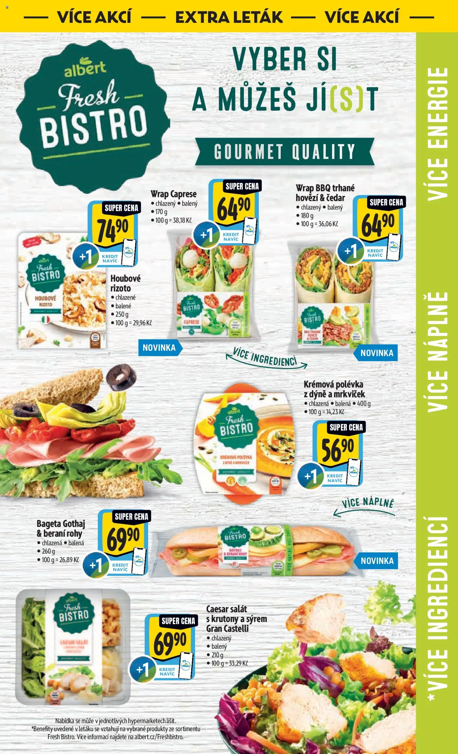 Albert leták - Hypermarket od 25.03.2026 | Strana: 47 | Produkty: Hovězí, Gourmet, Čedar, Bageta