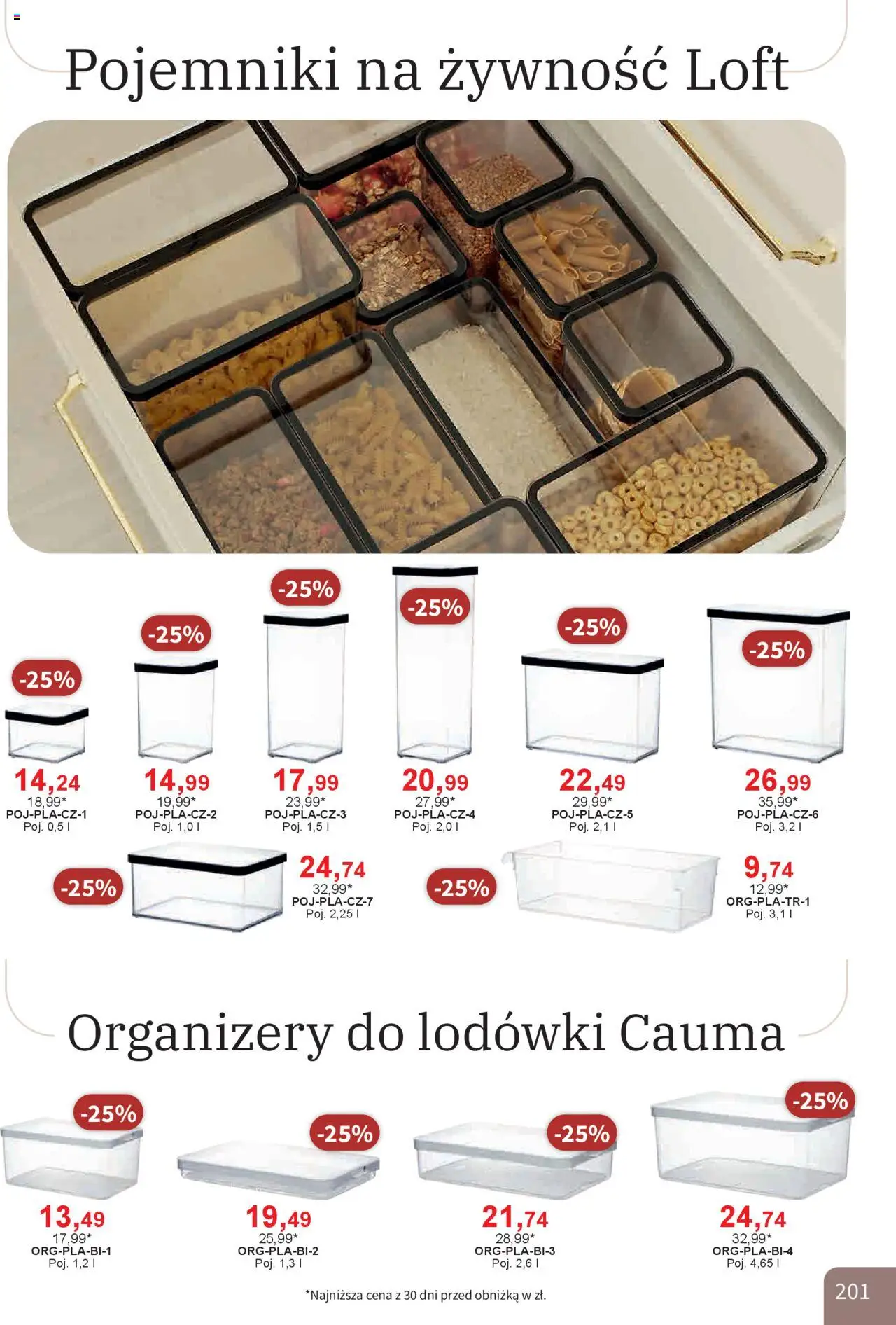 Bodzio Katalog od 01.10.2025 | Strona: 201 | Produkty: Pojemniki na żywność