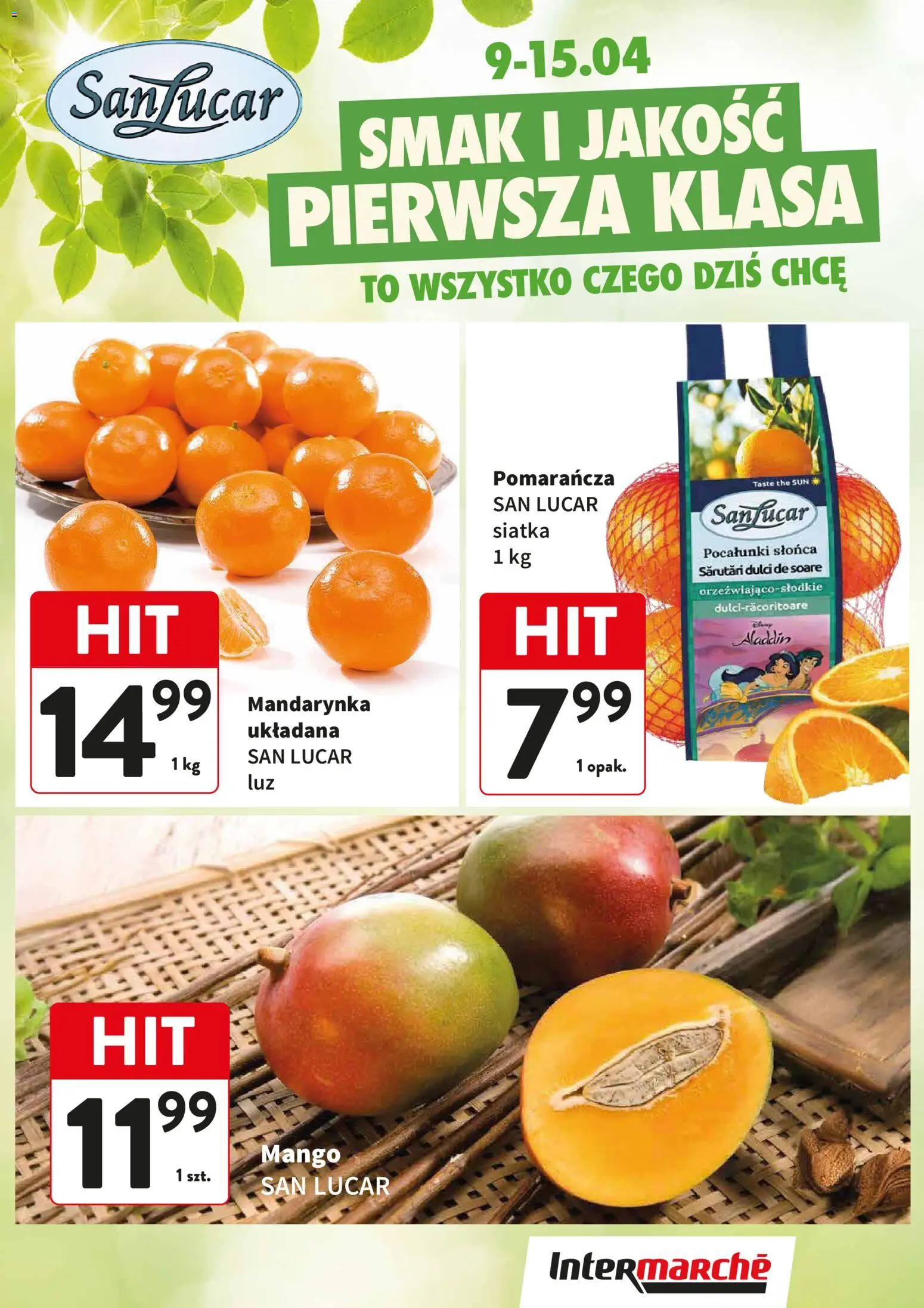 Intermarche gazetka - Świeży Hit od 09.04.2026 | Strona: 1 | Produkty: Mango, Siatka