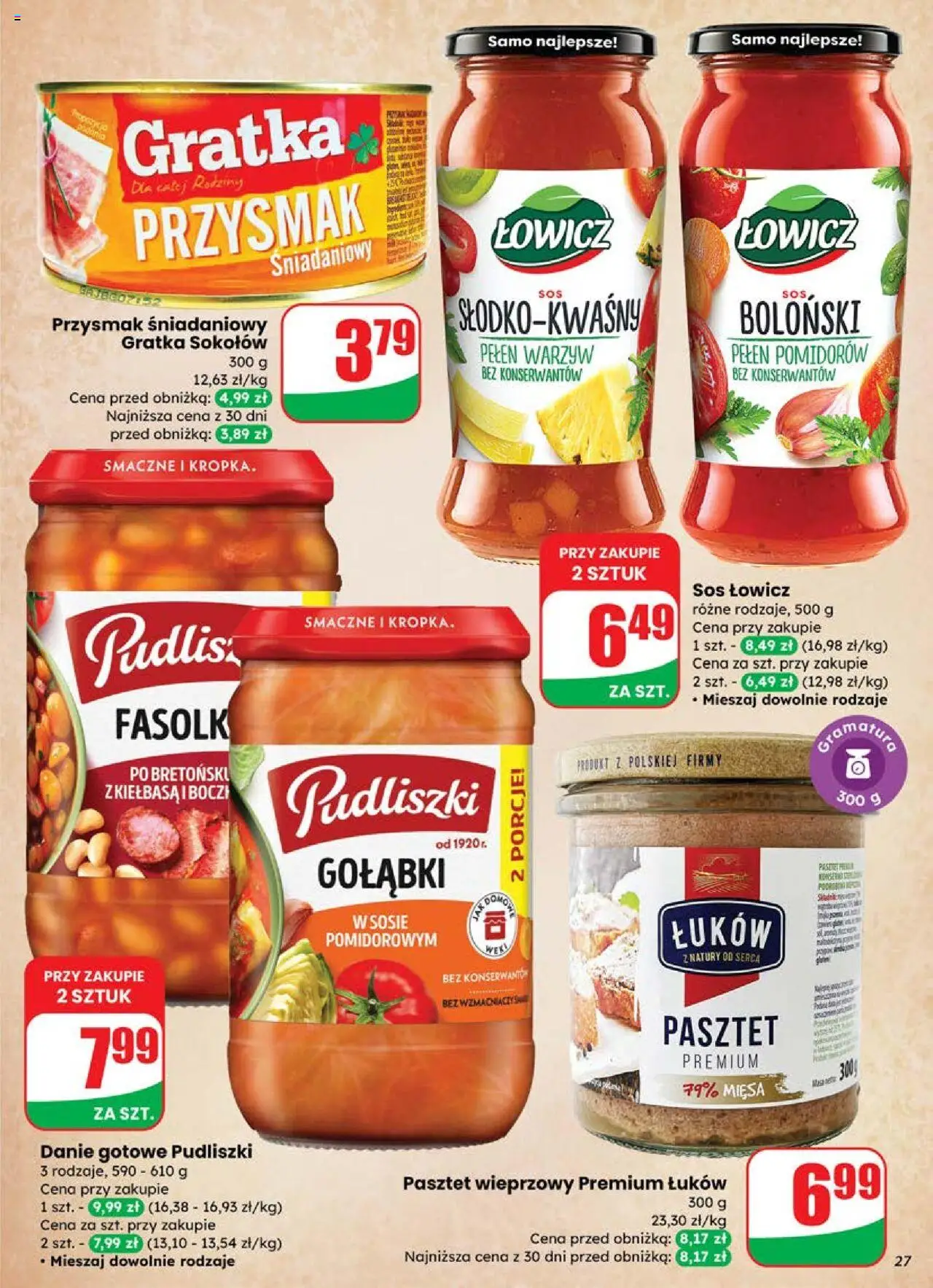 Dino Gazetka od 18.06.2025 | Strona: 27 | Produkty: Sos