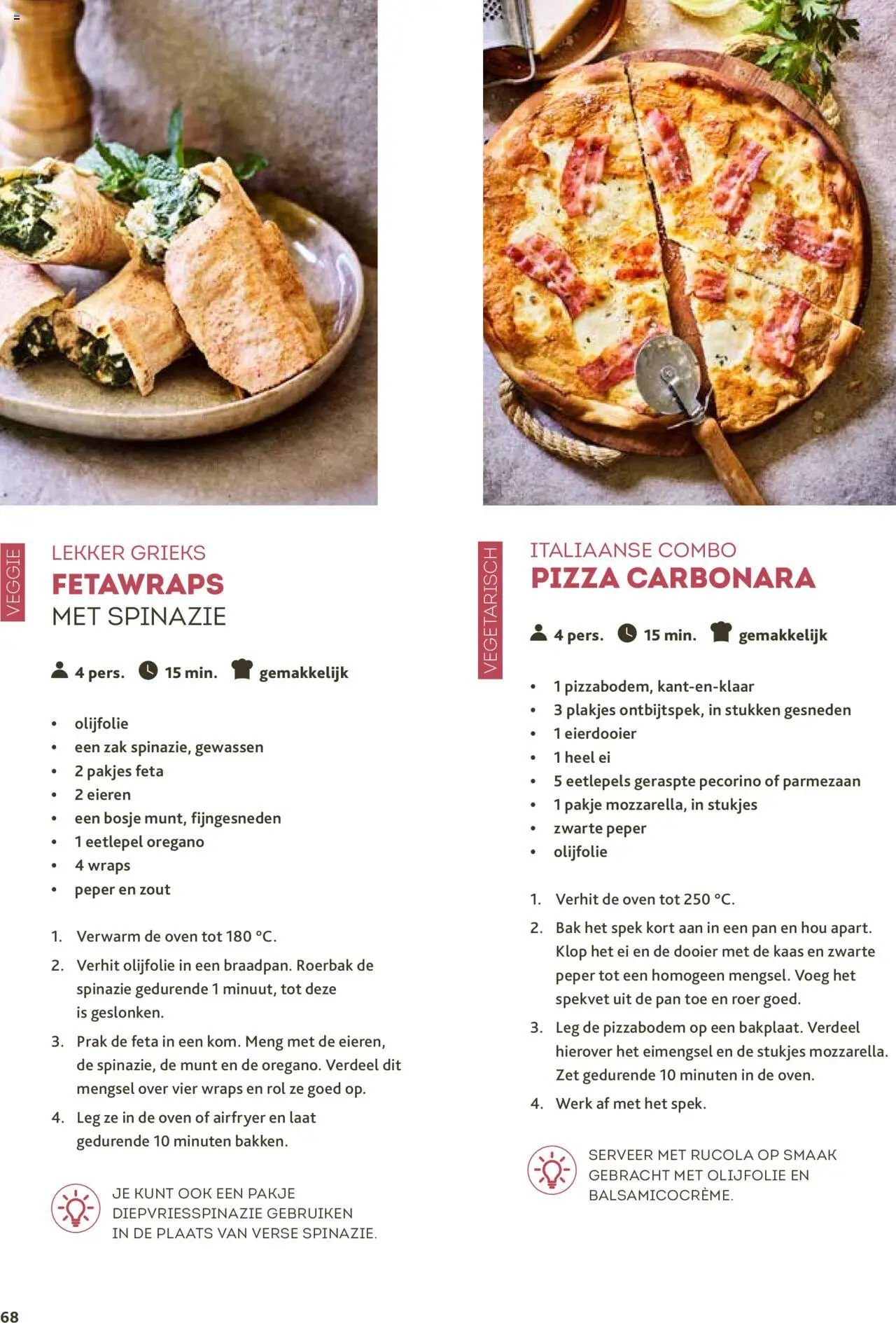 {H1} | Pagina: 68 | Producten: Parmezaan, Zak, De oven, Eieren