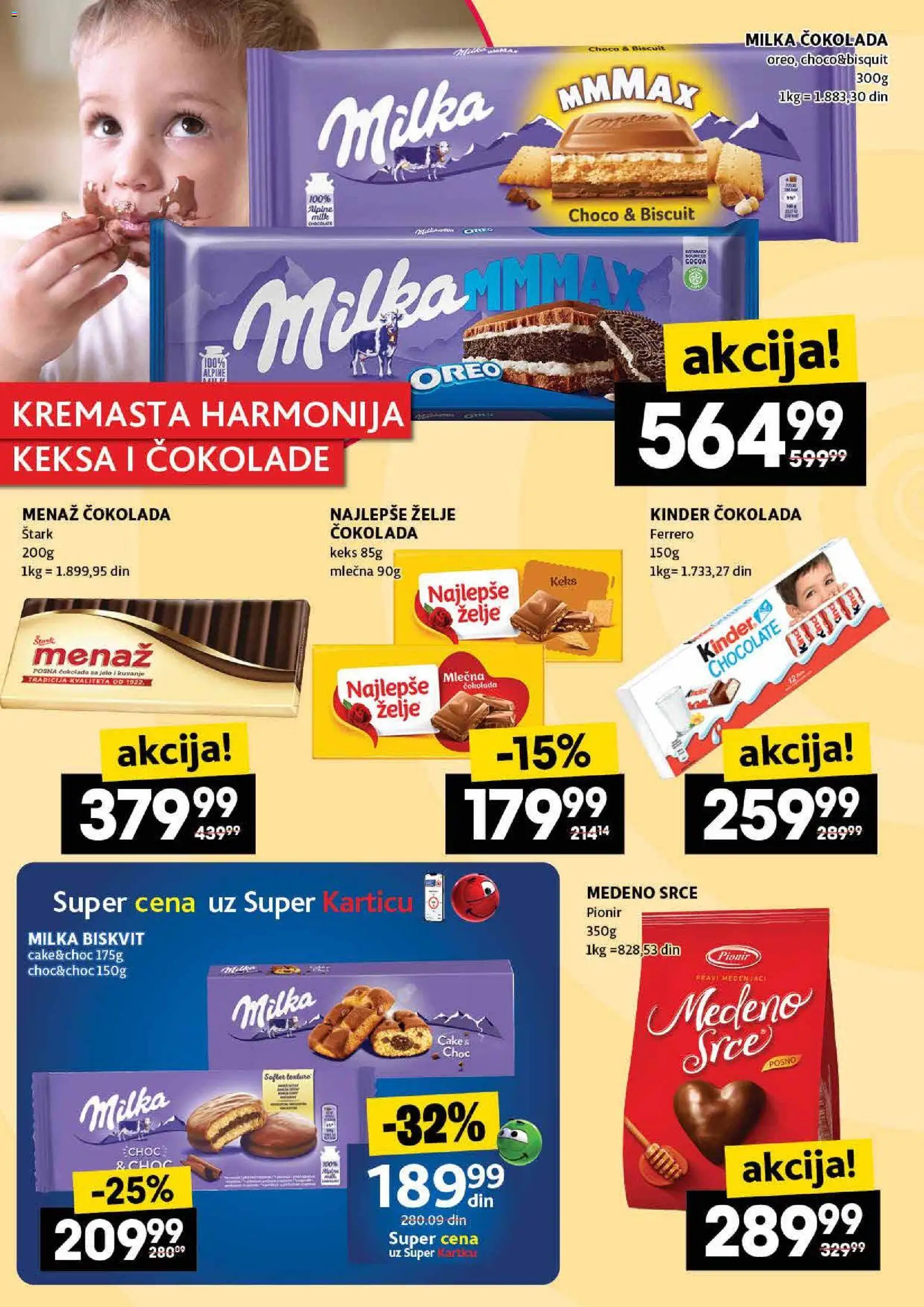 Roda katalog - važi od 22.01.2026 | Strana: 24 | Proizvode: Milka, Oreo, Medenjaci, Ferrero