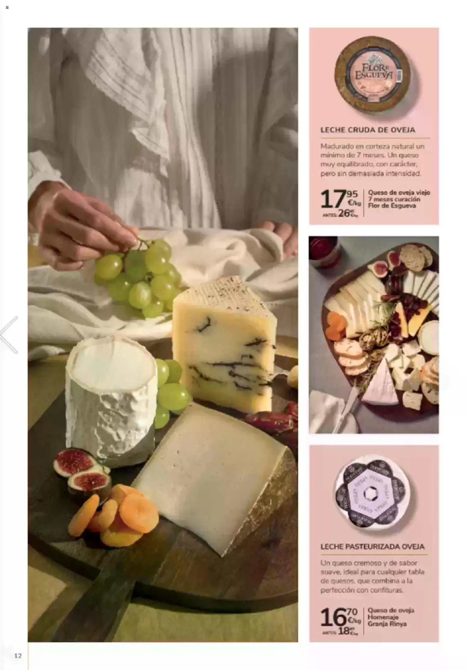Consum folleto │ válido desde el 18.12.2025 | Página: 12 | Productos: Queso de oveja, Leche, Queso