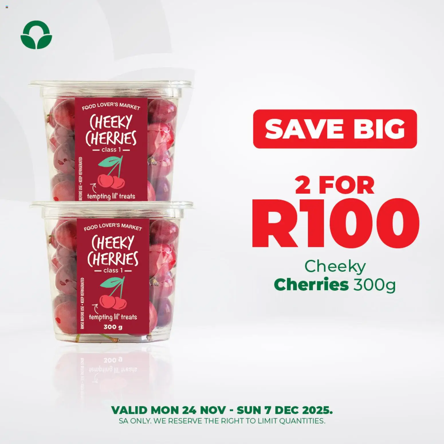 New Food Lover's Market catalogue – valid from 24.11.2025 | Page: 2 | Products: Cherries