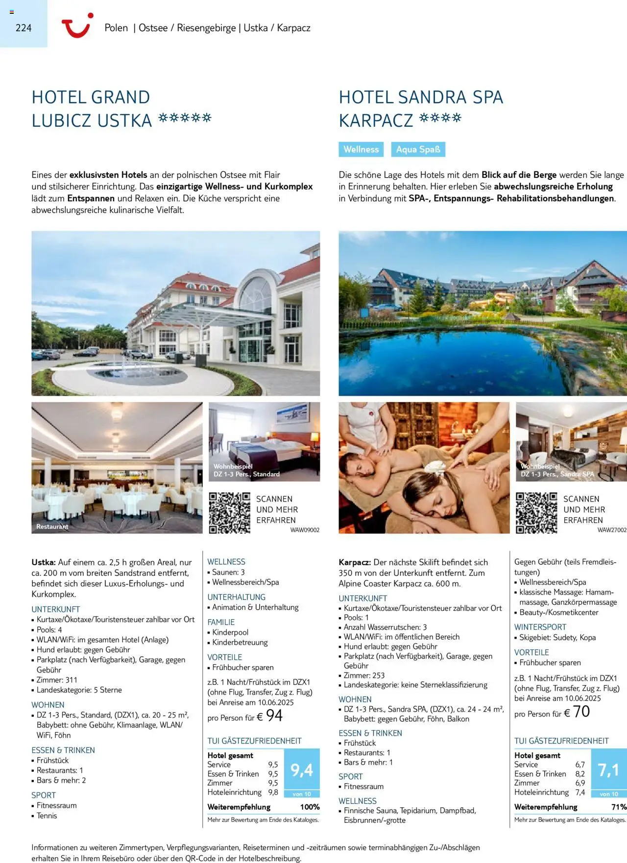 TUI Prospekt 	 – gültig ab 01.11.2024 | Seite: 224 | Produkte: Babybett, Küche, Föhn