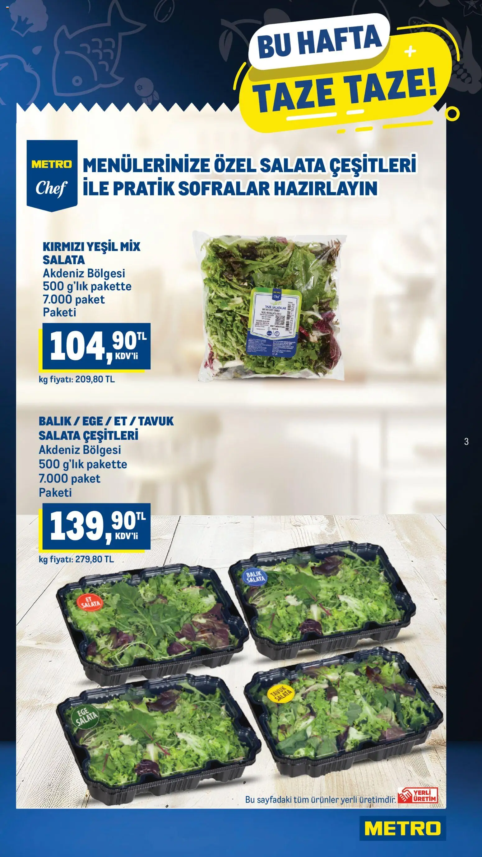 Metro - Taze Ürünler - 31.12.2025 tarihinden itibaren geçerlidir | Sayfa: 3