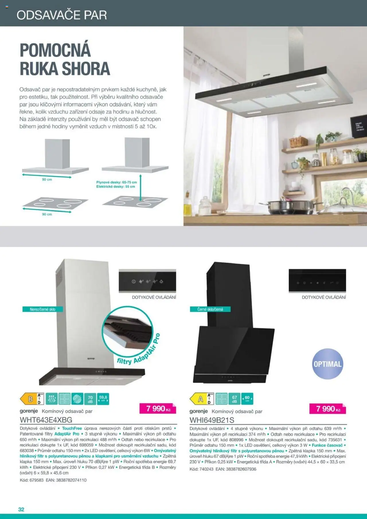 XXXLutz leták - Gorenje 2025 od 01.06.2025 | Strana: 32 | Produkty: Hodiny, Odsavač par, Časovač, LED