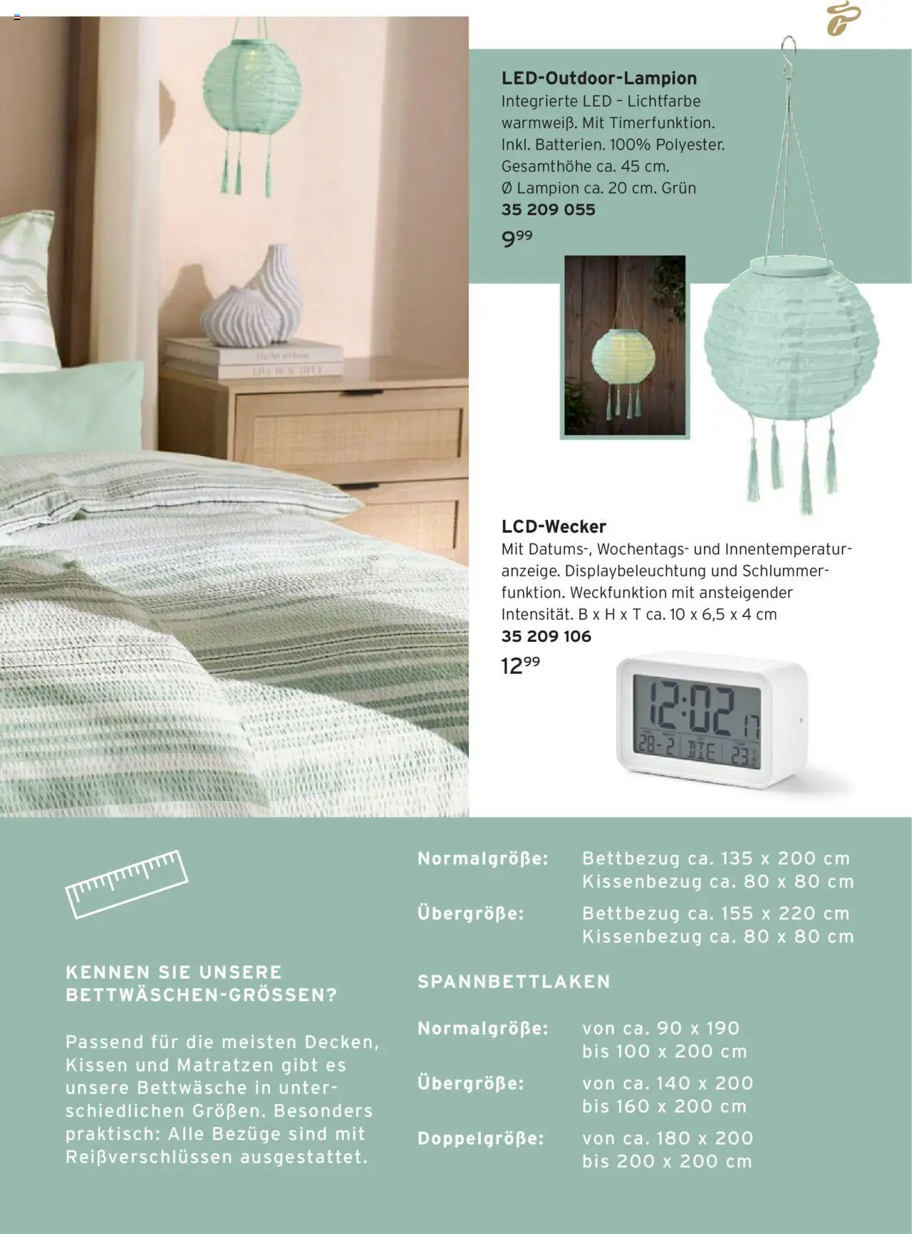 Prospekt Tchibo Sommerträume für zuhause - gültig ab dem 06.08.2025 | Seite: 23 | Produkte: Kissen, Bettwäsche